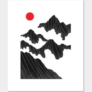 A cloudy landscape Posters and Art